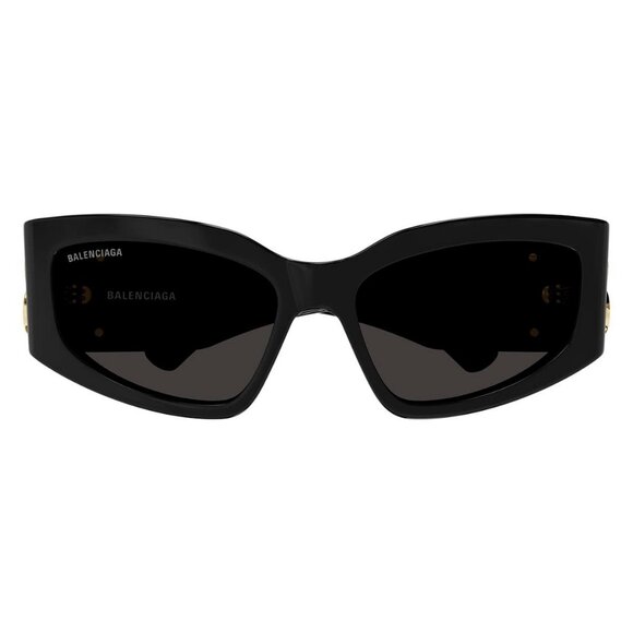 New BALENCIAGA Everyday Black Square BB0321S 002 Sunglasses Women - Picture 2 of 6